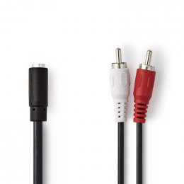 Audio kabel jack (f) - cinch 0.2m (CAGP22255BK02)  (CAGP22255BK02)