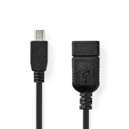 USB Adaptér | USB 2.0 | Mini 5-Pin Zástrčka  CCGB60315BK02  (CCGB60315BK02)