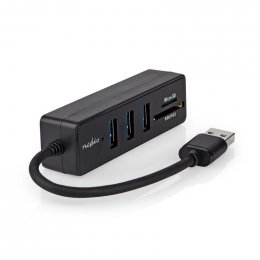 USB hub | USB-A Male | 3x USB A Female  CCGB61250BK01  (CCGB61250BK01)