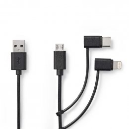 Kabel 3 v 1 | USB 2.0 | USB-A Zástrčka  CCGL60620BK10  (CCGL60620BK10)