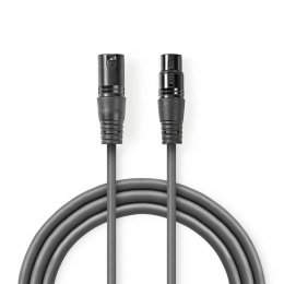 Vyvážený Audio kabel | XLR 3pinový Zástrčka  COTH15010GY50  (COTH15010GY50)