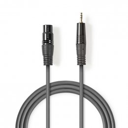 Vyvážený Audio kabel | XLR 3kolíková Zásuvka  COTH15320GY10  (COTH15320GY10)