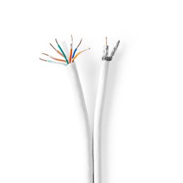 IEC (koaxiální) kombinovaný kabel CAT6 na cívce  CSGG4500WT500  (CSGG4500WT500)