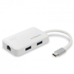 USB-C na 3portový USB 3.0 Gigabit Ethernet Hub EU-4308  (EU-4308)