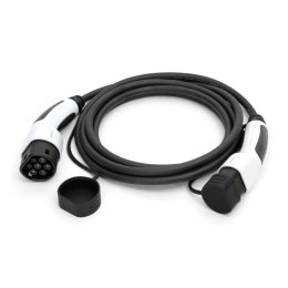 Platinet propojovací EV kabel PEVC22KW5B 22kW (32A), Type 2  /  Type 2, délka 5m, Standard Line, černý  (PLAEVPEVC22KW5B)