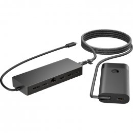 HP Univ. USB-C Hub and Laptop Charger Combo-EURO  (9H0H9AA#ABB)