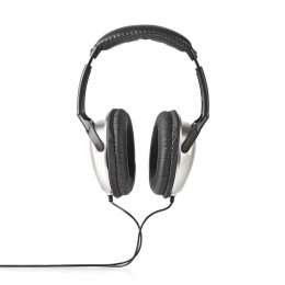 Sluchátka Nedis HPWD1200, přes uši, délka kabelu 2.7m  (HPWD1200BK)
