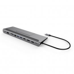i-tec USB-C Metal Low Profile 4K Triple Display Docking Station, Power Delivery 85W  (C31FLATDOCKPDPLUS)