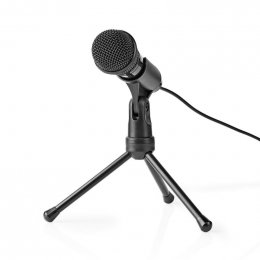 Mikrofon | Pro použití: Notebook / Smartphone / Stolní / Tablet  MICTJ100BK  (MICTJ100BK)