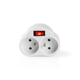 Síťový Rozbočovač | Francie / Typ E (CEE 7/6)  PSSPL202SEWT  (PSSPL202SEWT)
