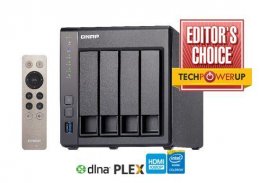 QNAP TS-451+-8G (2,42GHz /  8GB RAM /  4x SATA/  2x GbE /  1x HDMI /  2x USB 2.0 /  2x USB 3.0)  (TS-451+-8G)