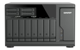 QNAP TVS-h1277AX-R5-16G (AMD Ryzen 5, 16GB DDR5 RAM, 8x 3,5"+ 4x 2,5", 3x PCIe, 2x 2,5GbE, 2x 10GbE)  (TVS-h1277AX-R5-16G)