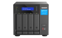 QNAP TVS-h474-i3-8G (4core 4,3GHz, ZFS, 16GB RAM, 4x SATA, 2x M.2 NVMe, 2x PCIe, 2x 2,5GbE, HDMI)  (TVS-h474-i3-8G)