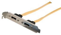 Kabel SATA 6 Gb/s Interní 2x SATA 7kolíkový Zásuvka - 2x SATA 7kolíkový Držák 0.50 m Žlutá VLCP73805Y05  (VLCP73805Y05)