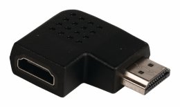 Adaptérem High Speed HDMI s Ethernetem Úhlový Levý HDMI Konektor - HDMI Zásuvka Černá (VLVP34903B)  (VLVP34903B)