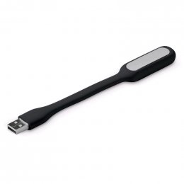 USB lampička k notebooku C-TECH UNL-04, flexibilní, černá  (UNL-04BK)