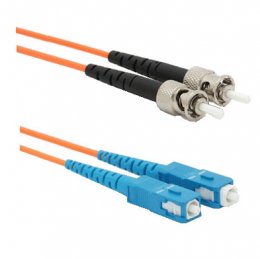 Optický patchkabel duplex ST-SC, 62,5 / 125 um MM,8m, OM1 