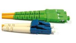 Patchcord FO duplex LC-SC / APC  9 / 125um SM, 10m  (1459)