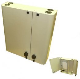 Nástěnný optický rozvaděč 24xSC velký dvojdílný  (3525)