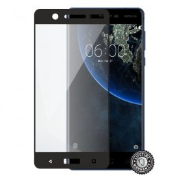 Screenshield™ NOKIA 5 (2017) Tempered Glass protection (full COVER black)  (NOK-TG25DB52017-D)