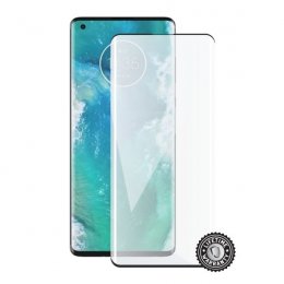 Screenshield MOTOROLA Edge+ XT2061 Tempered Glass protection (full COVER black)  (MOT-TG3DBXT2061-D)