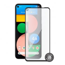 Screenshield GOOGLE Pixel 4a 5G (full COVER black) Tempered Glass Protection  (GOO-TG25DBPIX4A5G1-D)