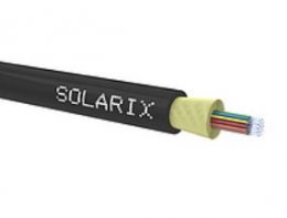 DROP1000 kabel Solarix 24vl 9/ 125 4,0mm LSOH Eca černý SXKO-DROP-24-OS-LSOH, cena za metr  (70291240)