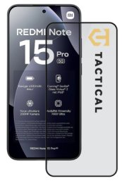 Tactical Glass Shield 5D sklo pro Xiaomi Redmi Note 15 Pro 5G Black  (8596311300660)