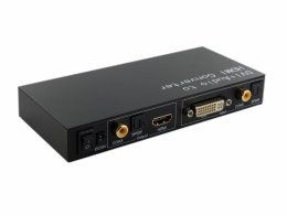 4World Převodník DVI + Optical + Coaxial na HDMI  (06923)