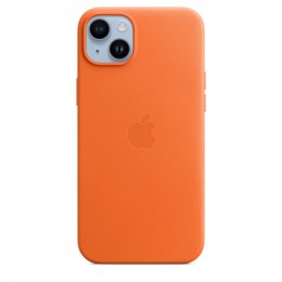iPhone 14+ Leather Case with MagSafe - Orange  (MPPF3ZM/A)