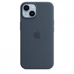 iPhone 14 Silicone Case with MS - Storm Blue  (MPRV3ZM/A)