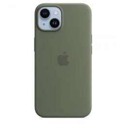 iPhone 14+ Silicone Case with MagSafe - Olive  (MQUD3ZM/A)