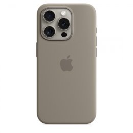 iPhone 15 Pro Silicone Case with MS - Clay  (MT1E3ZM/A)
