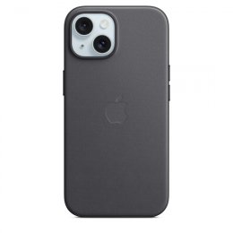 iPhone 15+ FineWoven Case with MS - Black  (MT423ZM/A)