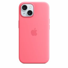 iPhone 15 Silicone Case with MS - Pink  (MWN93ZM/A)