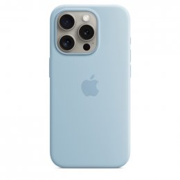 iPhone 15 Pro Silicone Case with MS - Light Blue  (MWNM3ZM/A)