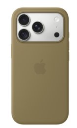 iPhone 18 Pro Silicone Case with MS - Olive  (MK8V4ZM/A)