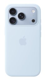 iPhone 18 Pro Silicone Case with MS - Crisp Blue