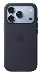 iPhone 18 Pro Silicone Case with MS - Navy Blue  (MK8X4ZM/A)