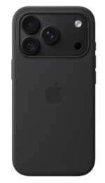 iPhone 18 Pro Silicone Case with MS - Black