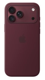 iPhone 18 Pro Max Silicone Case with MS - Burgundy  (MK914ZM/A)