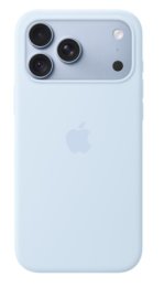 iPhone 18 Pro Max Silicone Case with MS - Cr.Blue  (MK934ZM/A)