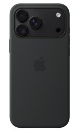 iPhone 18 Pro Max Silicone Case with MS - Black  (MK954ZM/A)