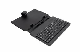 AIREN AiTab Leather Case 1 with USB Keyboard 7" BLACK (CZ/ SK/ DE/ UK/ US.. layout)  (Leather Case 1 7B)