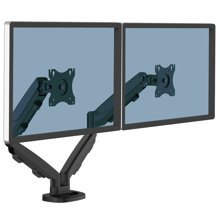 Držák monitoru Fellowes EPPA 2 ramena vedle sebe černý 