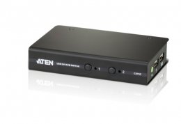 ATEN 2-port DVI KVM USB, audio 2.1, včetně kabelů  (CS-72D)