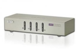 Aten 4-port KVM USB, audio 2.1, včetně kabelů  (CS74U)