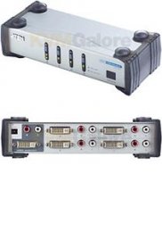 ATEN DVI video přepínač 4 PC - 1 DVI monitor+4xcin  (VS-461)