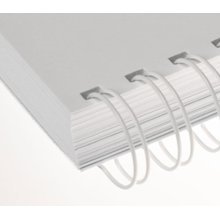 Kovové hřbety RENZ (2/1") 12,7 bílé 