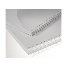 Kovové hřbety Eurosupplies (3/1") 12,7 mm bílé 